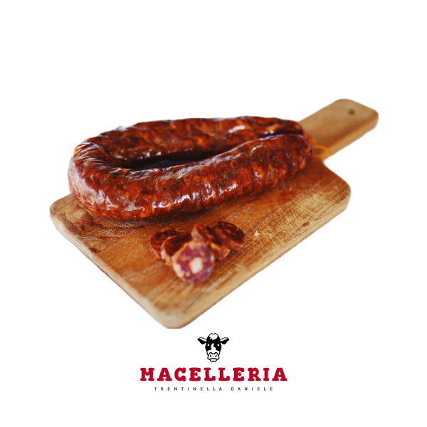 Salsiccia Curva Dolce Rossa Stagionata Calabrese